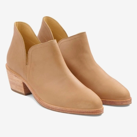 Nisola Mia Everyday Leather Ankle Booties Size 9 - Picture 1 of 15